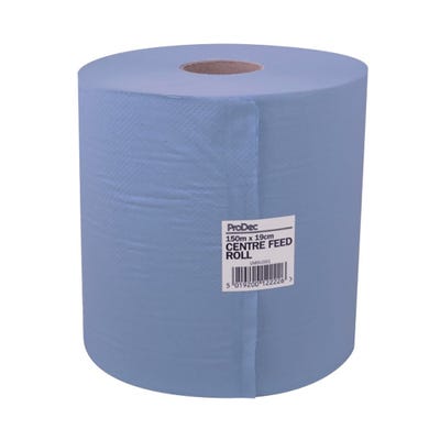 Centre Feed Blue Roll 150m x 18cm