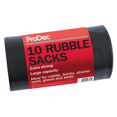ProDec Heavy Duty Rubble Sacks Roll of 10
