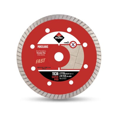 Rubi 115mm Superpro Turbo Diamond Blade TCR115