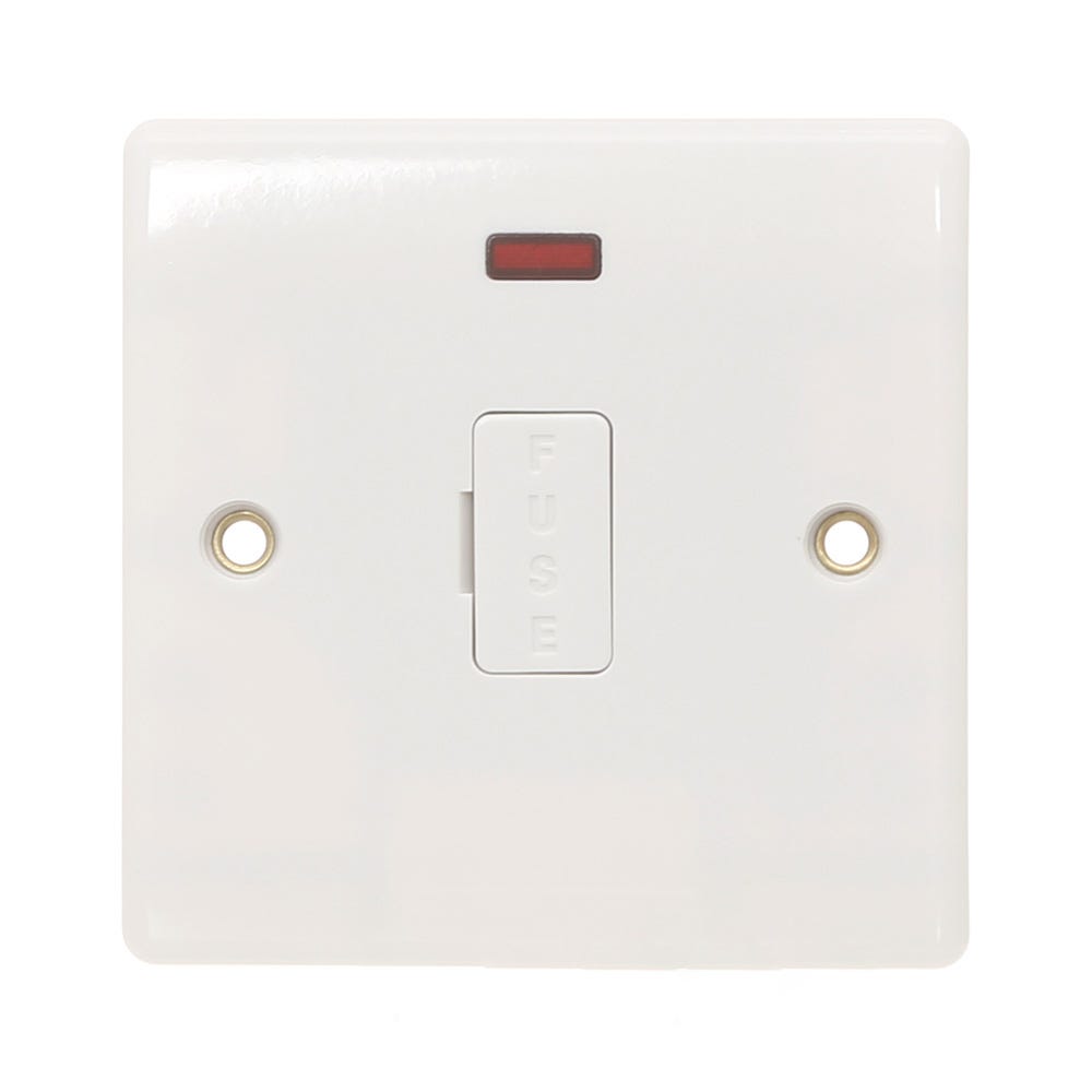 BG 13A Unswitched Fused Spur Unit & Neon 856-01