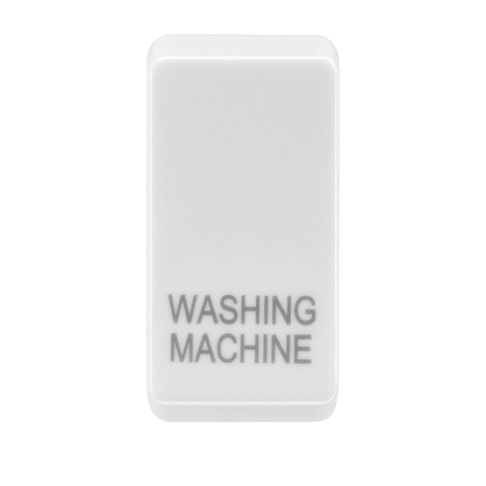 BG Grid Rocker Switch Module Embossed Washing Machine White