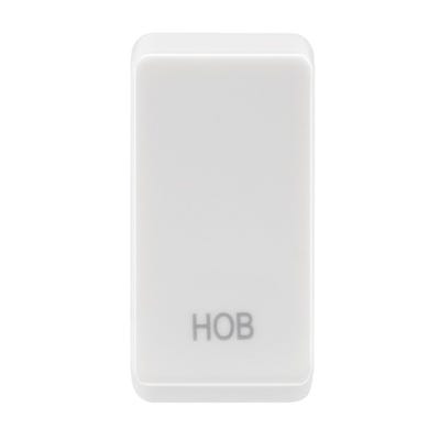 BG Nexus Grid Rocker Switch Module Embossed Hob White