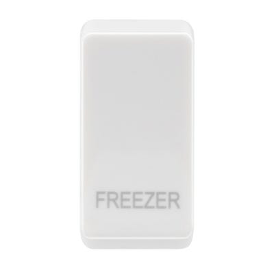 BG Nexus Grid Rocker Switch Module Printed Freezer White