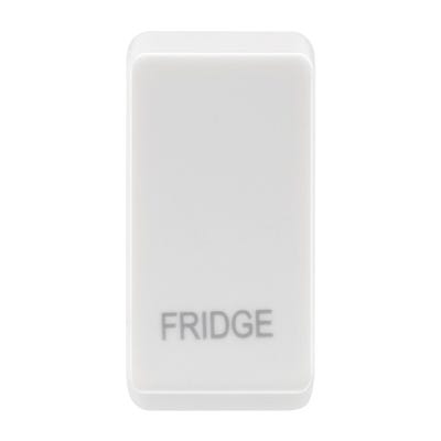 BG Nexus Grid Rocker Switch Module Embossed Fridge White