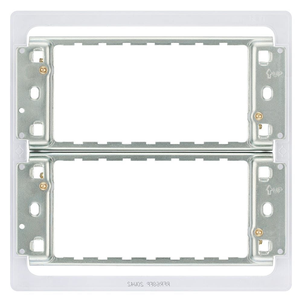 BG Grid 6 & 8 Module Mounting Frame for Screwless Range RFR68FR