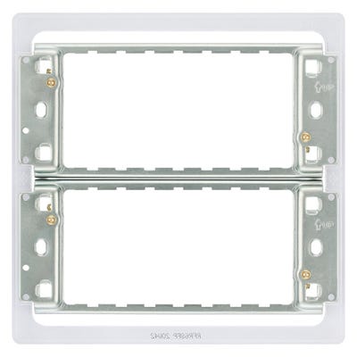 BG Grid 6 & 8 Module Mounting Frame for Screwless Range RFR68FR