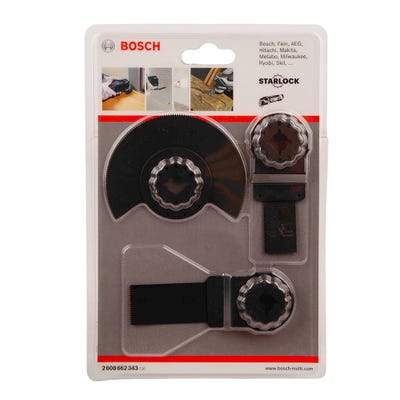 Bosch 3 Piece Multi-Tool Blade Set for Wood and Metal
