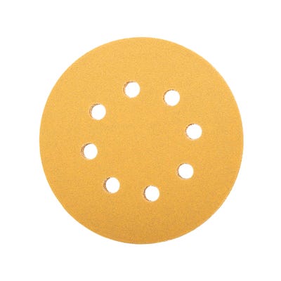 Bosch Expert Sanding Sheet Velcro 125mm 8 Hole P120 Pack of 5