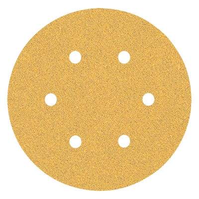 Bosch Expert Sanding Sheet Velcro 150mm 6 Hole P60 Pack of 5
