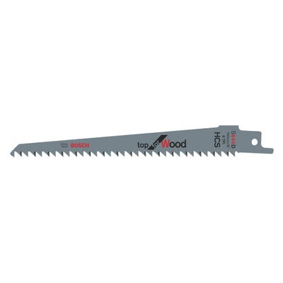 Bosch 150mm Reciprocating Saw Blades For Wood Pack of 5 S644D