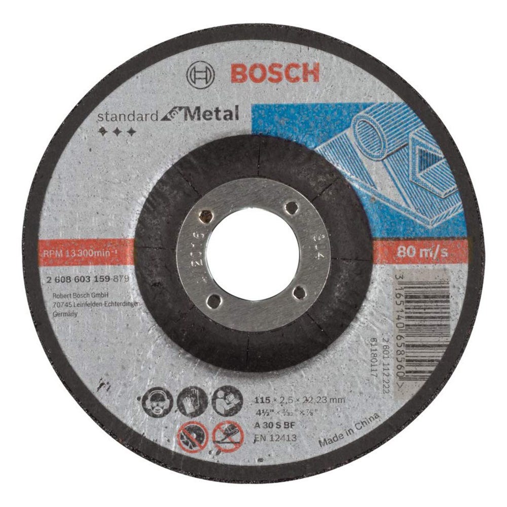 Bosch LPP Metal Cutting Disc 115 x 2.5 x 22.23mm D