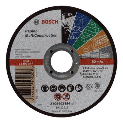 Bosch 115mm Multiconstruction Cutting Disc