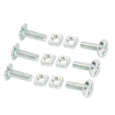 Speed Pro M8 x 25mm Roofing Bolt & Nuts Pack of 25