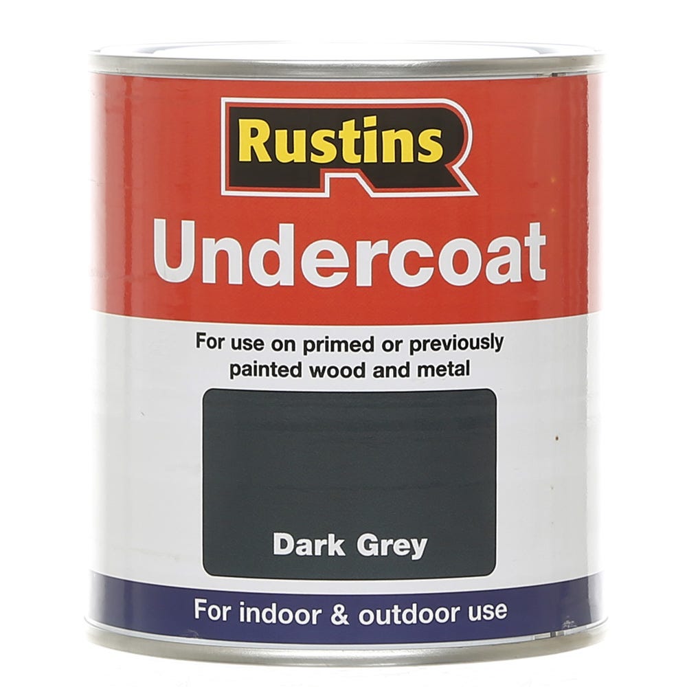 Rustins Undercoat Dark Grey 500ml