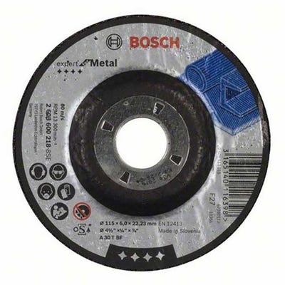 Bosch Metal Grinding Disc 115 x 6.0 x 22.23mm