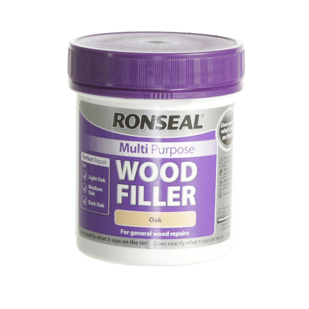 Ronseal Multi Purpose Wood Filler Tub Oak 250g