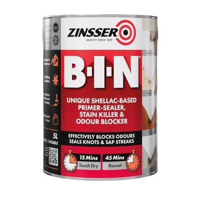 Zinsser B-I-N Interior Primer Sealer White 5L