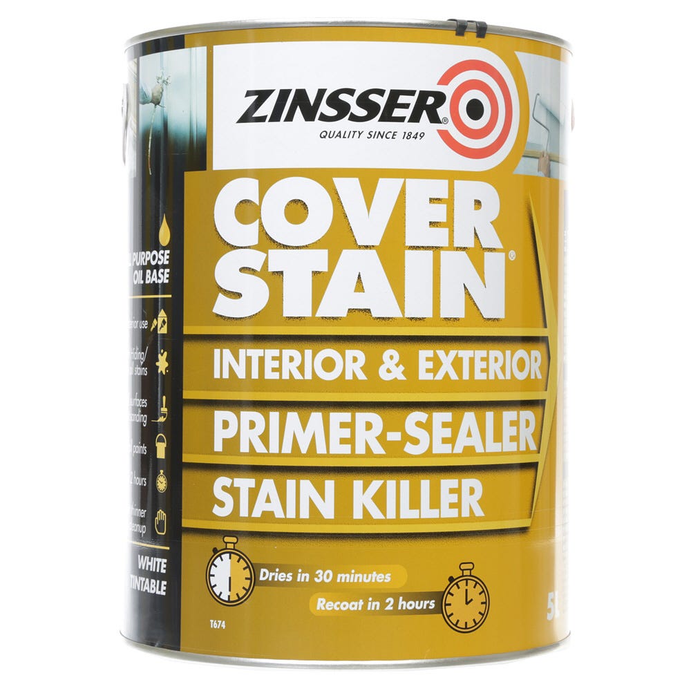 Product image for Zinsser Cover Stain 5ltr