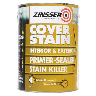 Zinsser Cover Stain Primer, Sealer & Stain Killer White 5L