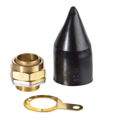 Armoured Cable Gland Indoor 25mm Pack of 2 QBW25