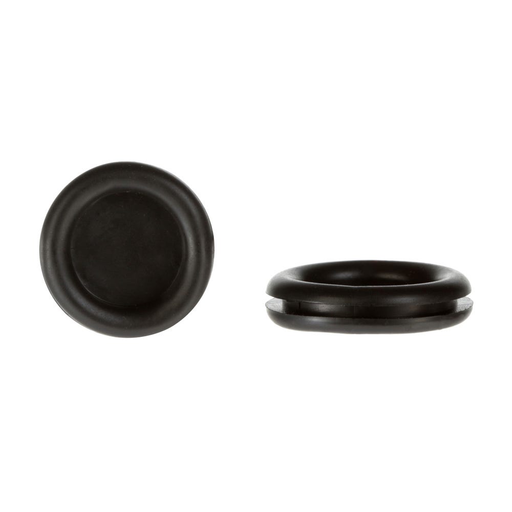 Closed Grommet 20mm Pack of 100 Black QGROM20CLOSED