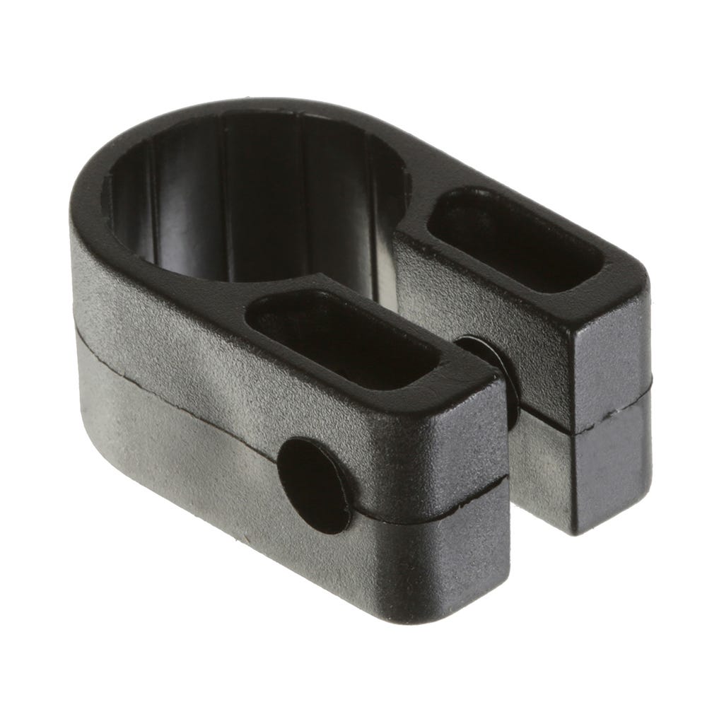 Cable Cleat 17.8mm Pack of 100 Black QC7