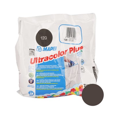 Mapei Ultracolor Plus Black (120) Fast Set Tile Grout 2kg
