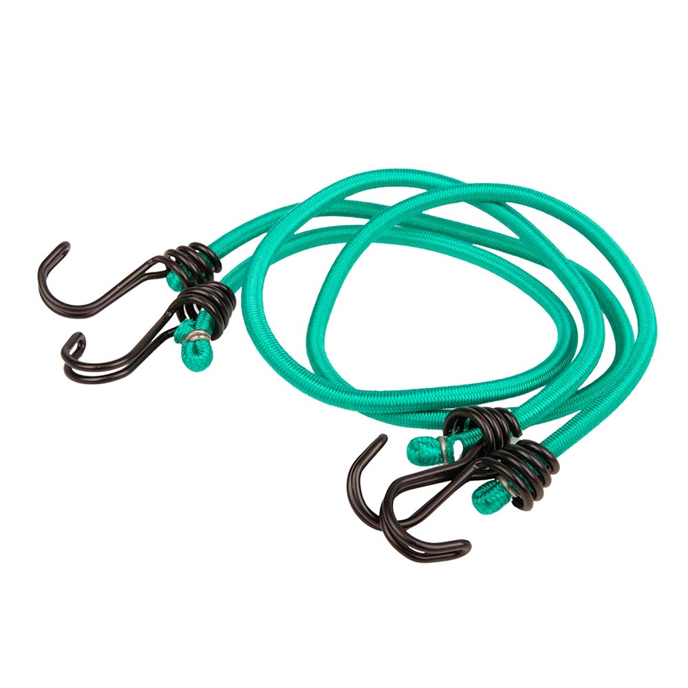 Masterlock 800mm x 8mm Twin Wire Bungee Cords 40kg Load Pair