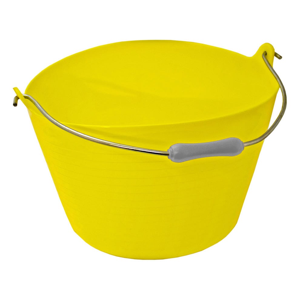Red Gorilla Tuff Yellow Bucket 22L