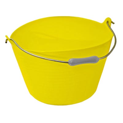 Red Gorilla Tuff Yellow Bucket 22L