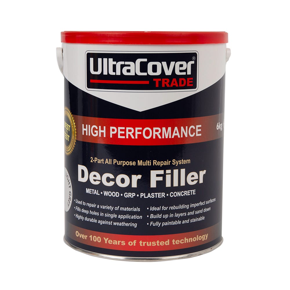 UltraCover Trade 2 Part All Purpose Decor Filler Light Grey