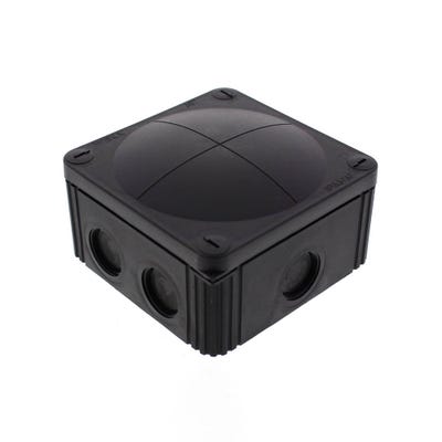 Wiska IP66/67 Combi 607/5 Pole Terminal Junction Box 41A Black