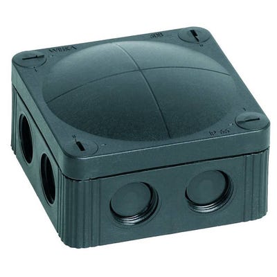 Wiska IP66/67 Combi 308 Empty Junction Box 32A Black