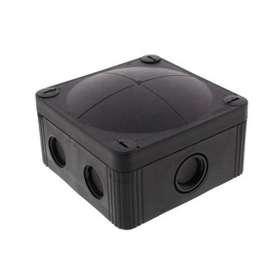 Wiska IP66 Combi 407 Empty Junction Box 95 x 95 x 60mm Black