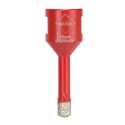 Rubi Dry Gres Dry Cut Diamond Drill Bit 8mm