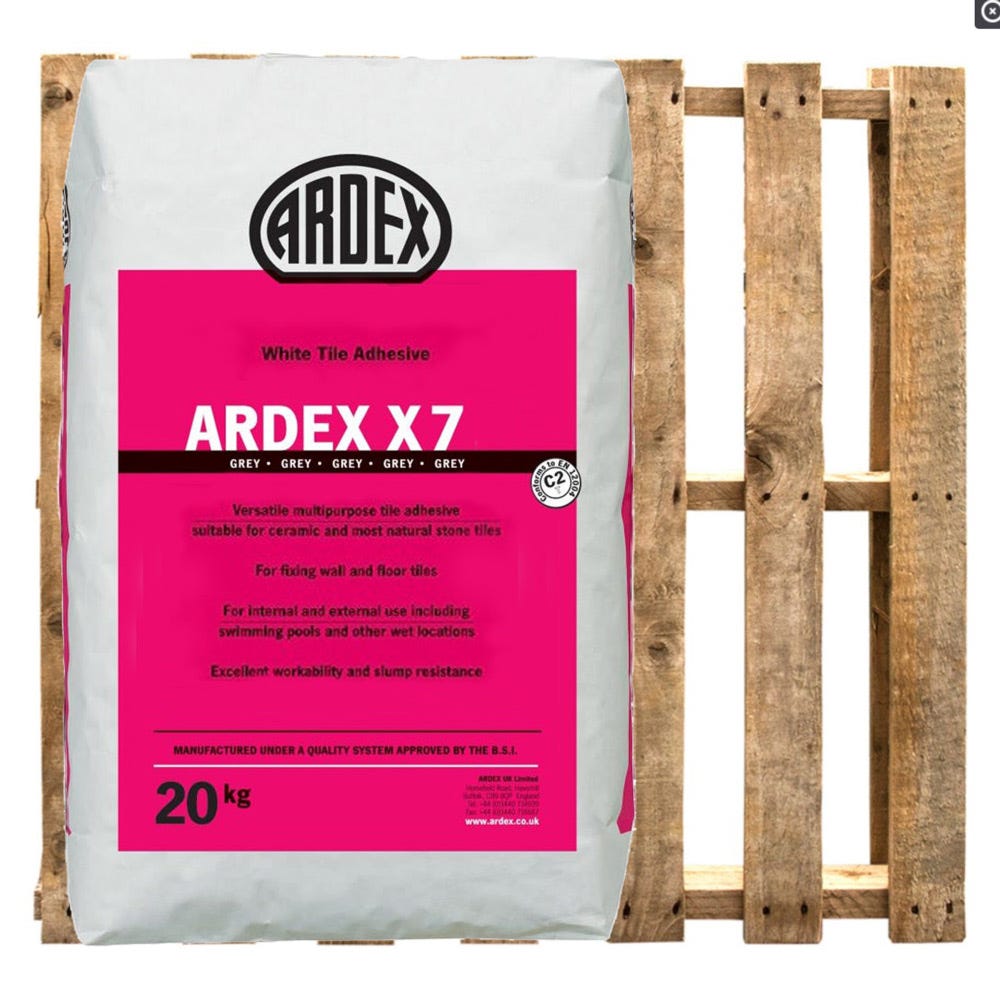 Ardex X7 Tile Adhesive 20kg Pallet of 50