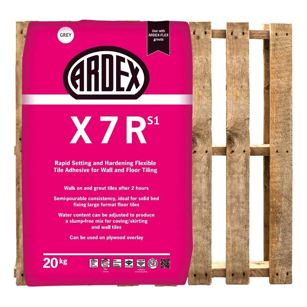 Ardex X7R Rapid Set Tile Adhesive 20Kg Pallet Of 50