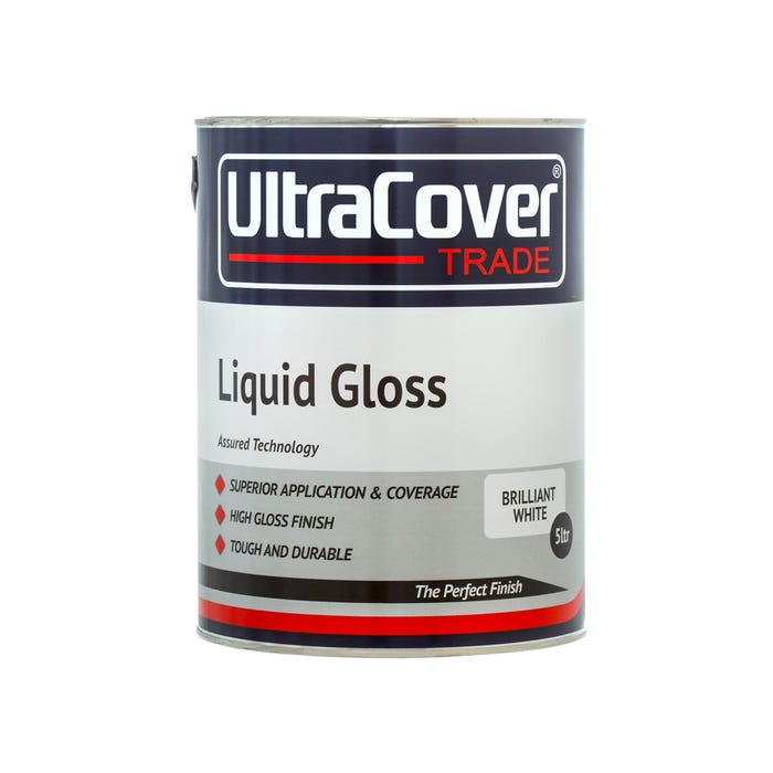 ultracover trade liquid gloss brilliant white 5l