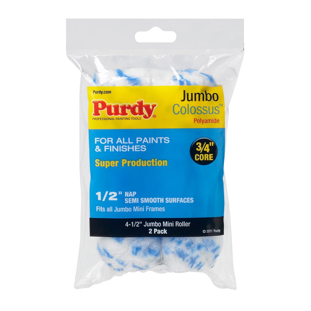 Purdy Colossus Jumbo 4.5'' Mini Roller Sleeve Pack of 2