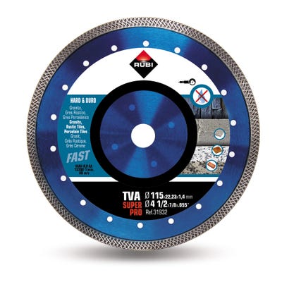 Rubi TVA 115mm SUPERPRO Turbo Viper Diamond Blade