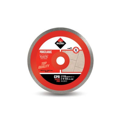 Rubi CPR 115mm Superpro Continuous Rim Diamond Blade
