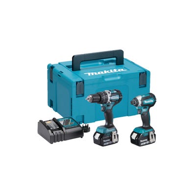 Makita DLX2180TJ 18V Cordless Twin Pack with 2 x 5Ah Batteries