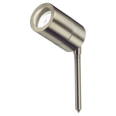 Knightsbridge 35W IP65 GU10 Spike Spotlight Stainless Steel