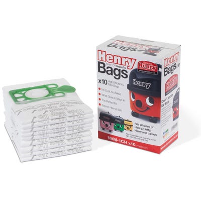 Numatic Hepflo Dust Hoover Bags Pack of 10