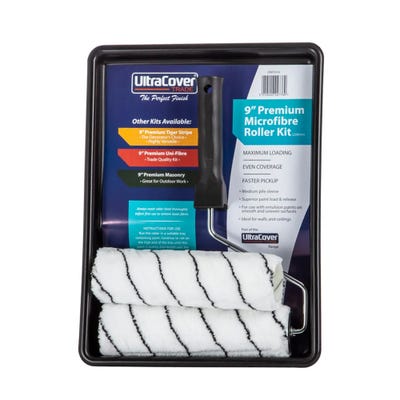 UltraCover Trade 9'' Microfibre Roller Set