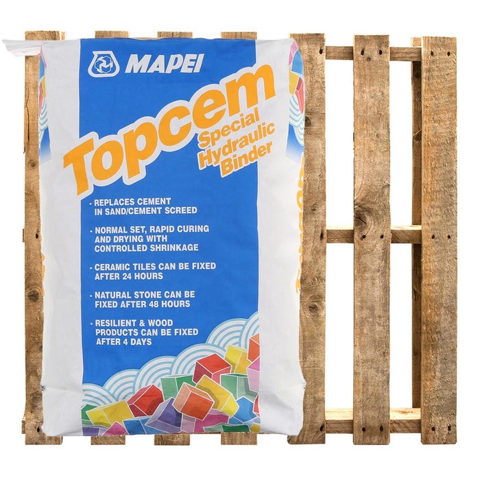 Mapei Topcem Special Hydraulic Binder For Screed 20kg Pallet Of 50