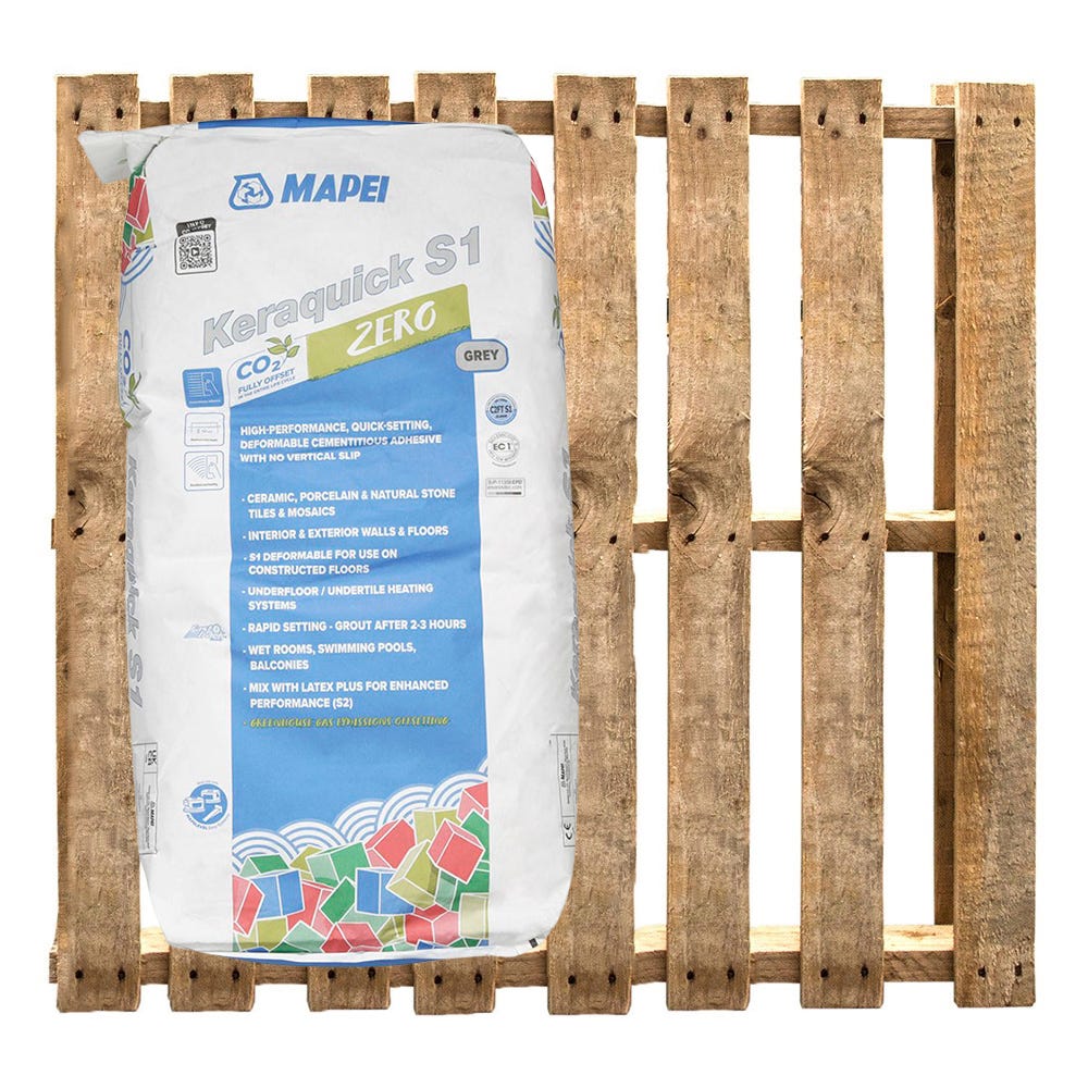 Mapei Keraquick Grey Rapid Set Flexible S1 Adhesive 20kg Pallet of 48