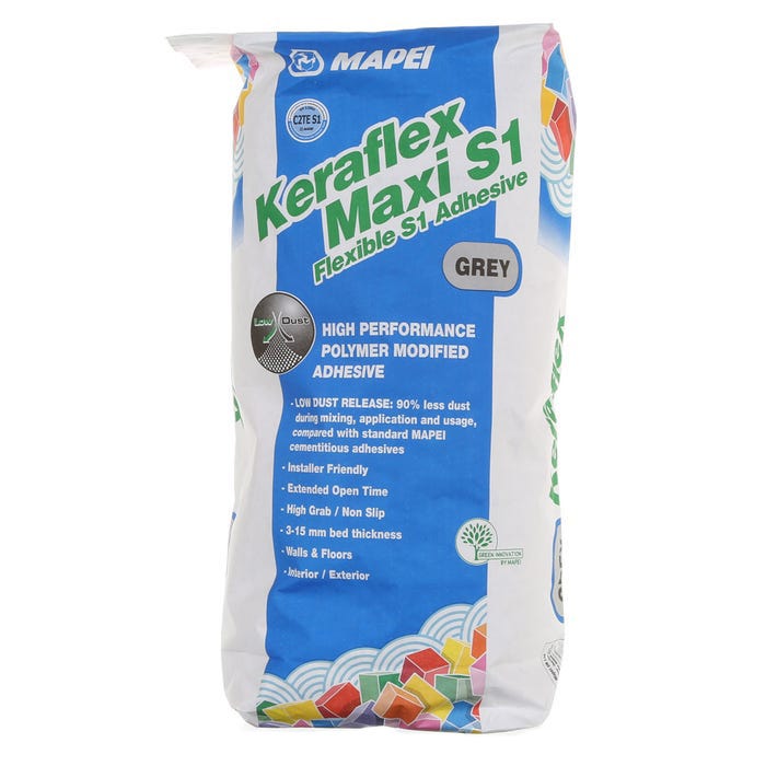 Mapei Keraflex Maxi S1 Grey Flexible Adhesive 20kg Pallet of 48