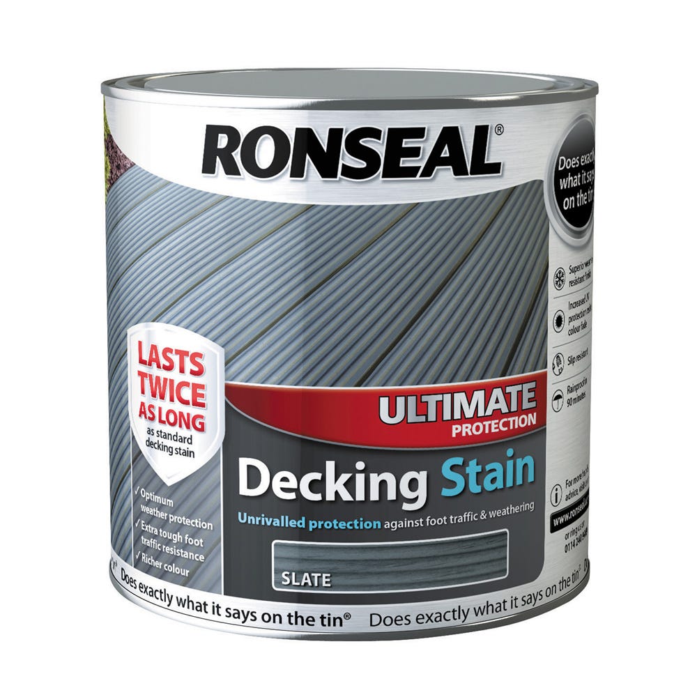 Ronseal Ultimate Decking Stain Slate 2.5L