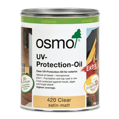 Osmo UV Protection Oil Clear Satin 750ml